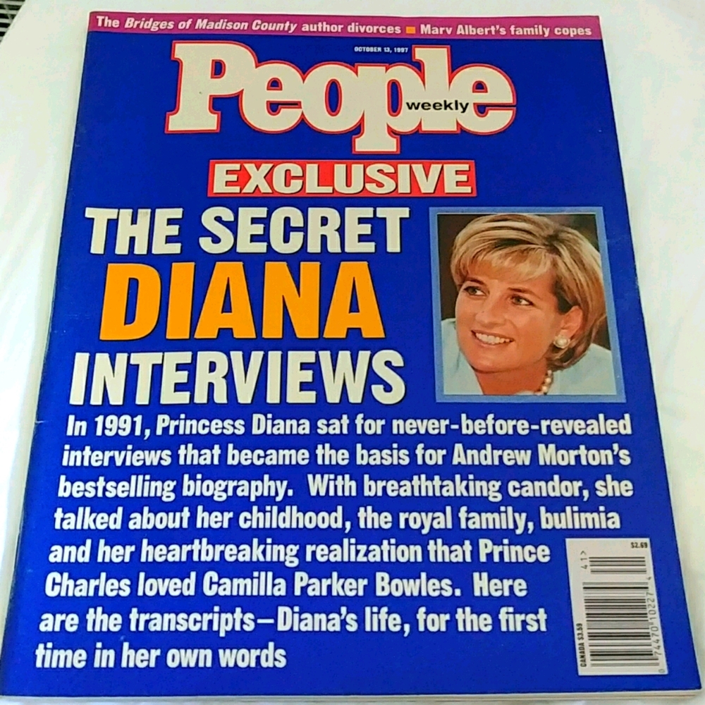 4 magazines of Princess Diana